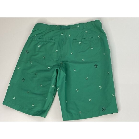 Nike Flex Novelty Lucky Charms Shorts Mens L 33* 10” Inseam Green Golf Slim Fit - Picture 2 of 16